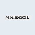 Glossy Black ABS Letters NX200 NX300 NX200t NX300h HYBRID Emblem For Lexus Car Trunk Logo Sticker Badge Accessories
