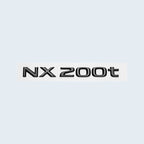 Glossy Black ABS Letters NX200 NX300 NX200t NX300h HYBRID Emblem For Lexus Car Trunk Logo Sticker Badge Accessories