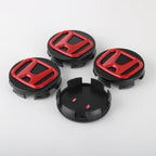 4pcs 56/58/60/69mm Car Wheel Center Hub Caps Accessories For Honda Type R Type S VTEC DOHC Modulo Vezel Legend Si RR Insight