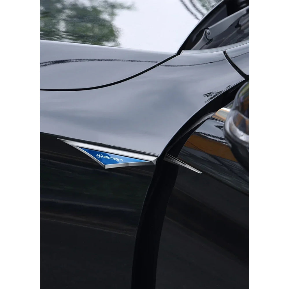2pcs 3d alloy car stickers car accsesories accessory for Toyota scion FR-S im IA