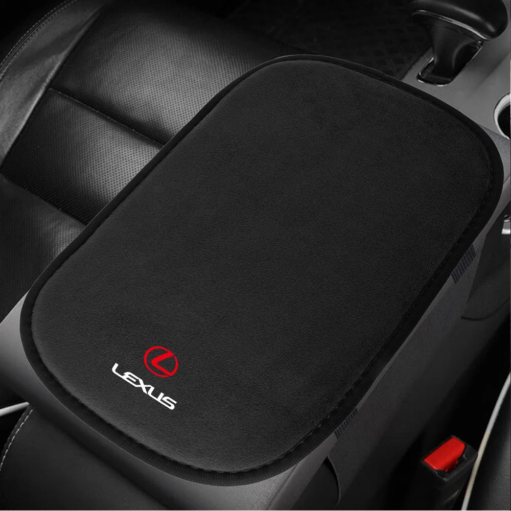 Car Fur Anti-slip Armrest Pad Cover Protective Mat Auto Accessories For Lexus LS LC IS350 ES300h ES300 IS250 IS220d NX350h GS350