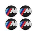 4pcs For BMW 50th E90 E60 F10 F20 G20 G30 E53 E85 E70 56mm 68mm Blue White Car Hub Cap Wheel Center Cap Emblem Badge Accessories