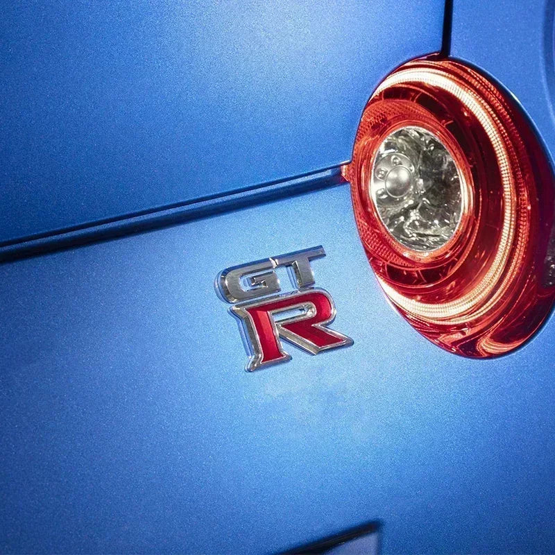 1pcs GTR Car Logo Emblem Metal Stickers R GT Decals Badge Labeling for Nissan Nismo GT-R, R32, R33, R34, R35, 370Z Accessories