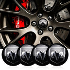 56MM Car Wheel Center Cover Sticker Hub Cap Accessories For Dodge Durango Caliber Dakota Neon SRT SXT Nitro Avenger Dart Viper