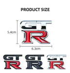 For Nissan Nismo GT-R, R32, R33, R34, R35, 370Z Accessories 1pcs GTR Car Logo Emblem Metal Stickers R GT Decals Badge Labeling