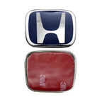 Car Steering Wheel Emblem H-Sticker For Honda Civic Accord City CRV Jade Fit Odyssey Hybrid Red Black Blue Interior Modification