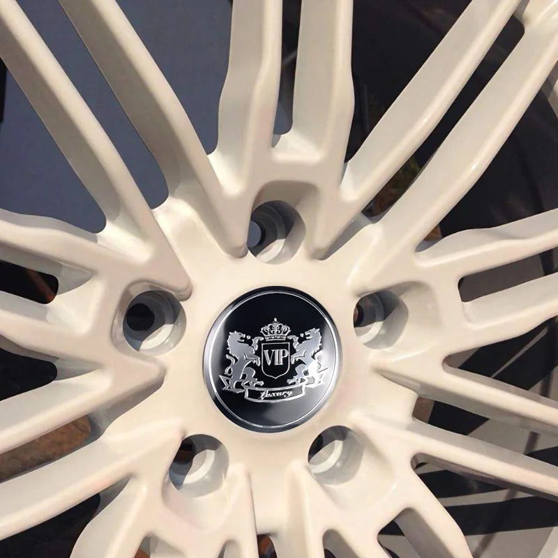 Car Styling 4Pcs/set 56mm Lion VIP Lion Emblem Wheel Center Cap Sticker Decoration Decal For BMW Audi Nissan Toyota Honda Dodge