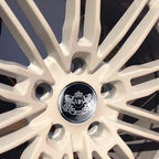 Car Styling 4Pcs/set 56mm Lion VIP Lion Emblem Wheel Center Cap Sticker Decoration Decal For BMW Audi Nissan Toyota Honda Dodge