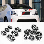 3D Car Logo Modified Car Logo Badges Front And Rear Logo Silver For Toyota Hybrid Series Prado Highlander Camry Corolla Styling