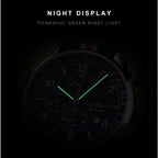 CADISEN New Chronograph Men's Quartz Watch Top Luxury Watches For Men MIYOTA 0S10 AR Mirror Waterproof Canvas Men's Wristwatch