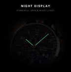 CADISEN New Chronograph Men's Quartz Watch Top Luxury Watches For Men MIYOTA 0S10 AR Mirror Waterproof Canvas Men's Wristwatch