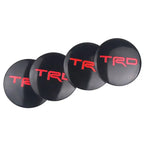4Pcs 56MM Car Styling Aluminum Wheel Center Hub Caps Stickers For Toyota Rav4 Corolla Camry Aqua Yaris Cross Auris TRD GR Sport