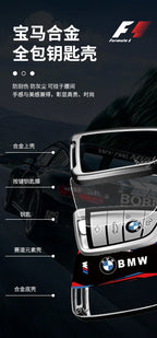 Car Remote Key Case Cover Shell Protector For BMW M Performance F30 F20 F10 F18 F22 F01 X3 X4 F06 F02 M3 M5 Auto Accessories