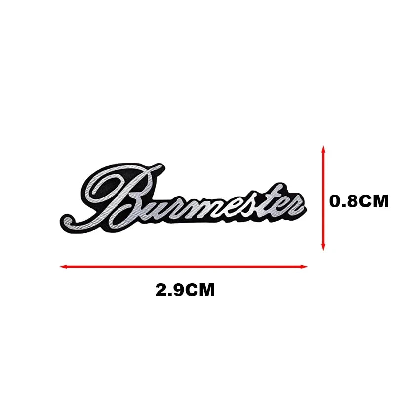 Chevrolet 3D Aluminum Car Audio Stickers Fit For Silverado Impala Malibu Equinox Cruze Camaro Tahoe/Suburban Blazer Spark Aveo
