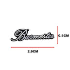 Chevrolet 3D Aluminum Car Audio Stickers Fit For Silverado Impala Malibu Equinox Cruze Camaro Tahoe/Suburban Blazer Spark Aveo