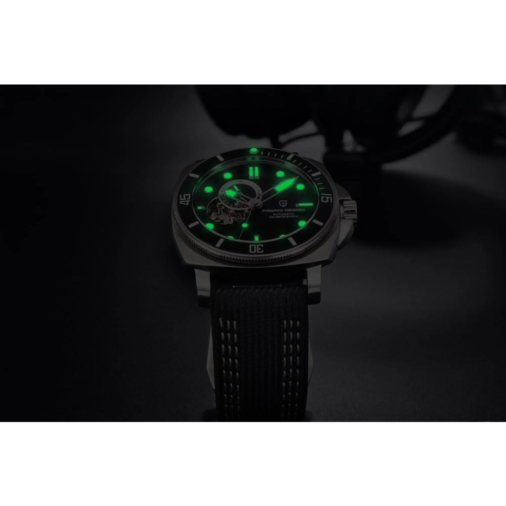 PAGANI DESIGN 2026 New NH39 Sports Automatic Men's Mechanical Watch Sapphire Stainless Steel 200m Waterproof Sports Reloj Hombre