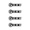 4Pcs Aluminum 3D Speaker Audio Emblem Sticker Decals For BMW M 3 4 5 7‑Series F10 F30 G20 G22 G23 G26 G30 G32 X1