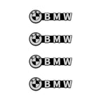 4Pcs Aluminum 3D Speaker Audio Emblem Sticker Decals For BMW M 3 4 5 7‑Series F10 F30 G20 G22 G23 G26 G30 G32 X1