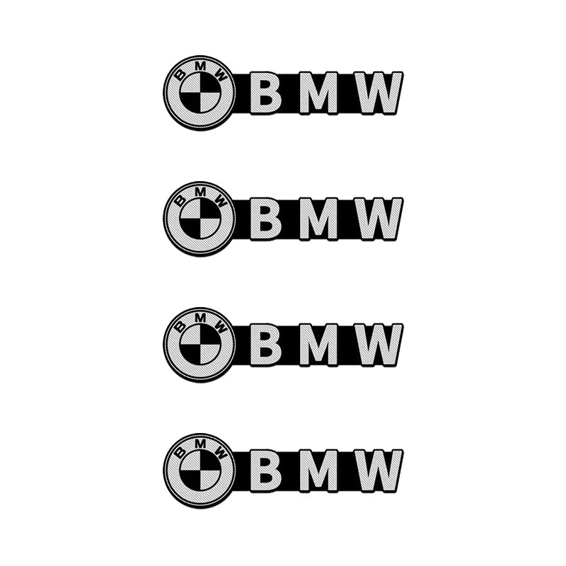 4Pcs Aluminum 3D Speaker Audio Emblem Sticker Decals For BMW M 3 4 5 7‑Series F10 F30 G20 G22 G23 G26 G30 G32 X1