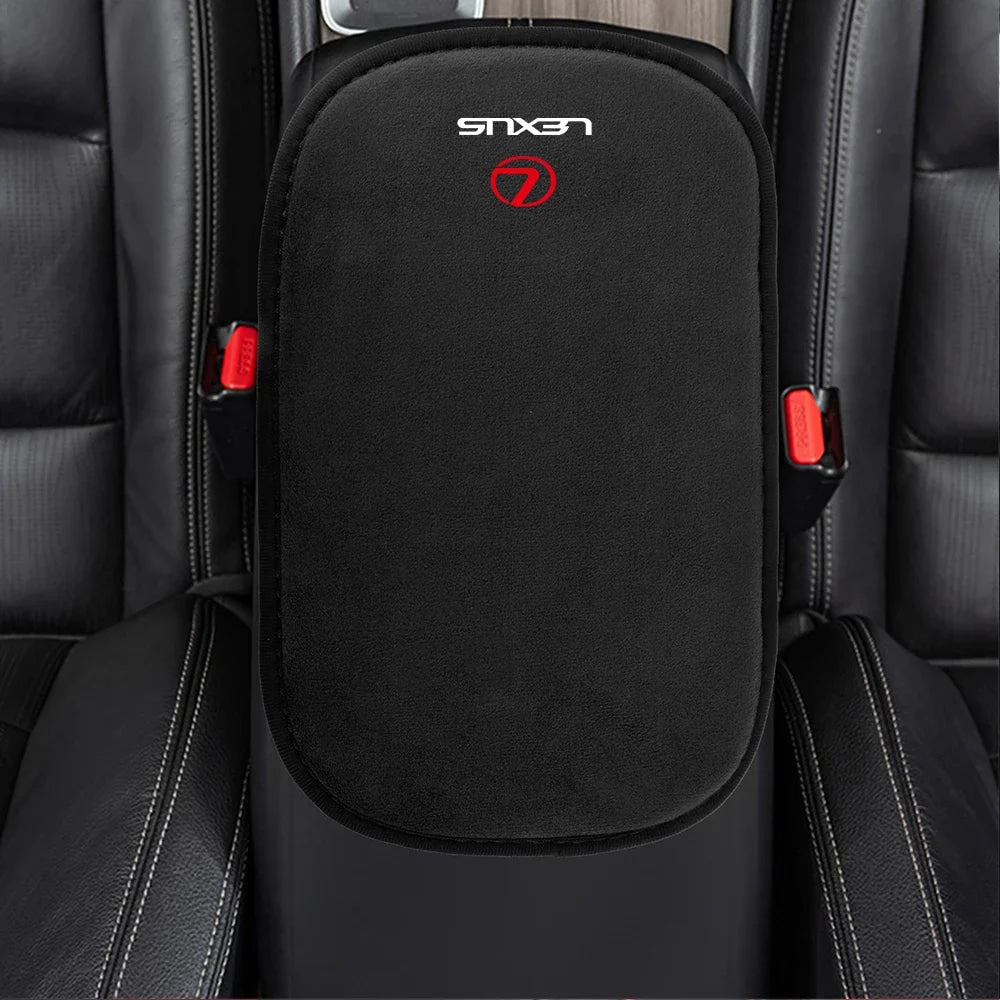 Car Fur Anti-slip Armrest Pad Cover Protective Mat Auto Accessories For Lexus LS LC IS350 ES300h ES300 IS250 IS220d NX350h GS350