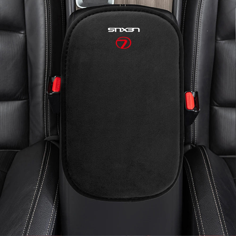 Car Fur Anti-slip Armrest Pad Cover Protective Mat Auto Accessories For Lexus LS LC IS350 ES300h ES300 IS250 IS220d NX350h GS350