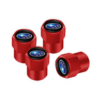 wheel tire Valve Cap Car+accessories Alloy For Subaru WRX STI Tribeca Crosstrek XV Forester BRZ Impreza Smart Outback stickers