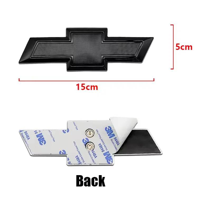 1Pc 15cm 3D ABS Car Emblem Sticker for Chevrolet Captiva 2011-2018 Front Grill Rear Bumper Tail Door Trunk Styling Accessory