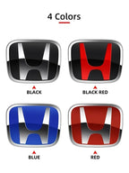 3D Chrome 'H' Emblem for Honda - Steering Wheel Badge ABS Car Front Grill Trunk Sticker Auto Styling Accessories
