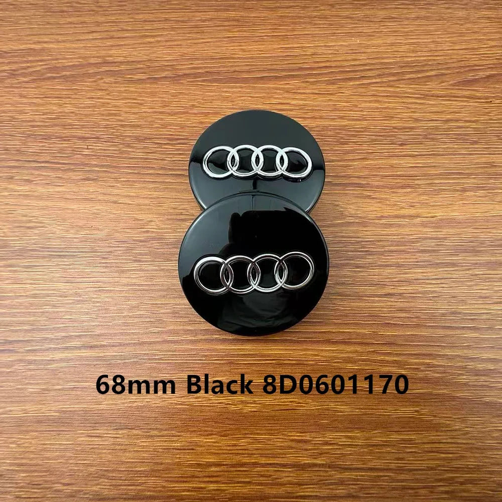 Car Wheel Center Cap Hub Covers 4pcs 60mm 61mm 68mm 69mm 135mm 4B0601170 4F0601165N A3 A4 A5 A6 A7 A8 S4 Q3 Q5 Q7 Accessories