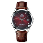 Orient Automatic Men's Watch, Black Dial Stainless Steel Band, Water Resistant Classic Business Wristwatch with Date Display