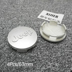 Car Tire Center Cap 63mm/55mm For Jeep Renegade Compass Grand Cherokee Wrangler jk Gladiator Patriot Liberty Commander Trailhawk
