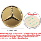 52mm 57mm Car Steering Wheel Badge Sticker Replace Decor For Mercedes Benz B/C/E/S Class A Class C200L GLC GLK FXPT-JS-BENZ