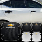 Car Door Sticker Carbon Fiber Scratches Resistant Cover For Chevrolet Silverado Impala Malibu Equinox Cruze Camaro Spark Aveo