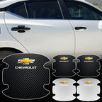 Car Door Sticker Carbon Fiber Scratches Resistant Cover For Chevrolet Silverado Impala Malibu Equinox Cruze Camaro Spark Aveo