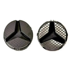 3D Car Grill Emblem Star Badge Front Grill Logo Mercedes Benz AMG W204 W205 W213 W253 GLC GLE Interior Mouldings QB-SX-BENZ VVZ