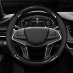 Universal Car Steering Wheel Cover Carbon Fiber Leather Three-dimensional Anti Slip, Timple And Fashionable Car Accessories