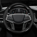 Universal Car Steering Wheel Cover Carbon Fiber Leather Three-dimensional Anti Slip, Timple And Fashionable Car Accessories