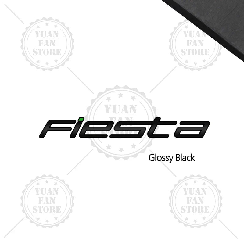 1PCS Metal Letter For Fiesta Ford 3D Emblem Car Rear Trunk Decals Lettering Badge Auto Accessories Styling