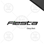 1PCS Metal Letter For Fiesta Ford 3D Emblem Car Rear Trunk Decals Lettering Badge Auto Accessories Styling