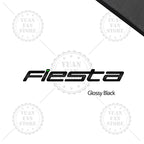1PCS Metal Letter For Fiesta Ford 3D Emblem Car Rear Trunk Decals Lettering Badge Auto Accessories Styling