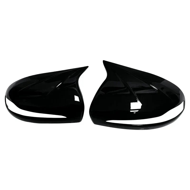 For Mercedes Benz C GLC S E Class W205 X253 W222 W213 W238 carbon Black Side Rearview Mirror Cover Caps Shell LHD RHD