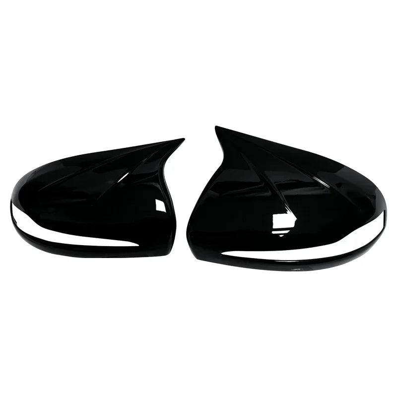 For Mercedes Benz C GLC S E Class W205 X253 W222 W213 W238 carbon Black Side Rearview Mirror Cover Caps Shell LHD RHD