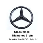 ABS Car Front Grille Badge Decal Cover Emblem for Mercedes Benz W204 W205 W210 W211 GLA GLK GLC GLE Interior Mouldings QBT-BENC