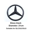 ABS Car Front Grille Badge Decal Cover Emblem for Mercedes Benz W204 W205 W210 W211 GLA GLK GLC GLE Interior Mouldings QBT-BENC