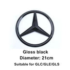 ABS Car Front Grille Badge Decal Cover Emblem for Mercedes Benz W204 W205 W210 W211 GLA GLK GLC GLE Interior Mouldings QBT-BENC