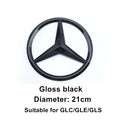 ABS Car Front Grille Badge Decal Cover Emblem for Mercedes Benz W204 W205 W210 W211 GLA GLK GLC GLE Interior Mouldings QBT-BENC