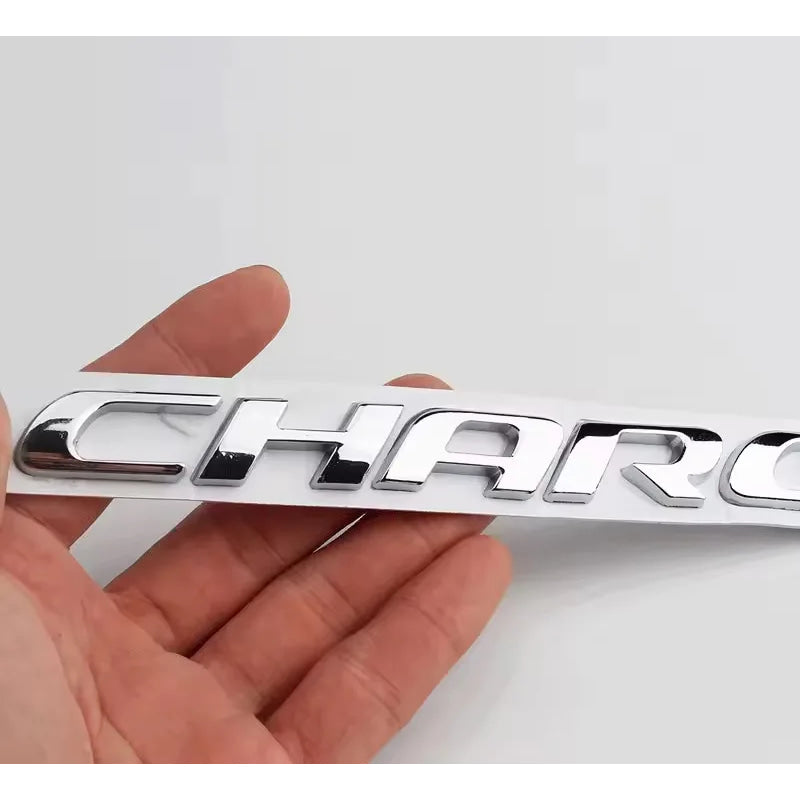 1PC 3D ABS Car Letter Logo Sticker Tail Bumper Badge Auto Rear Trunk Emblem Decals Accessories For Dodge Charger Caliber Journey