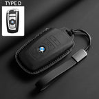 Soft Leather Car Key Case Full Cover Shell For BMW 1 2 3 4 5 6 Series X1 X3 X4 X5 X6 F36 F25 F26 F30 F34 F10 F07 F20 Z10 F15 F16