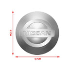 4Pcs Car Wheel Hub Cover Rim Center Cap Decorative Accessories Fit Nissan Magnite Qashqai Ariya X-Trail/Rogue Note Sentra Altima
