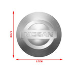 4Pcs Car Wheel Hub Cover Rim Center Cap Decorative Accessories Fit Nissan Magnite Qashqai Ariya X-Trail/Rogue Note Sentra Altima